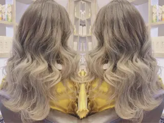 ロング カラー パーマPrivate SalonNoa名駅のヘアスタイル