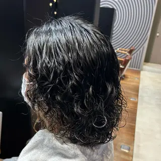 パーマ メンズ 波巻き/ツイスパ/ メンズ特化🐺米山歩のヘアスタイル