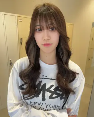 ロング カラー 透明感カラー🫧🌈 似合わせカット✂︎のヘアスタイル