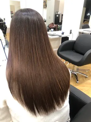 セミロング 髪質改善/艶髪💎 ウエキ リカのヘアスタイル