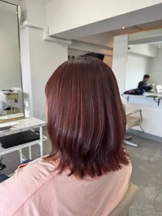 ミディアム 月館 怜奈のヘアスタイル