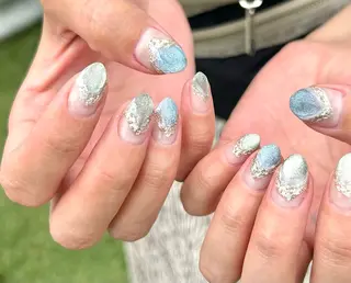 ミディアム cattleya nailのネイルデザイン