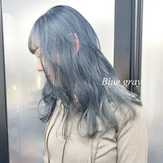 セミロング カラー シールエクステ特化 ハイトーン、NANAのヘアスタイル