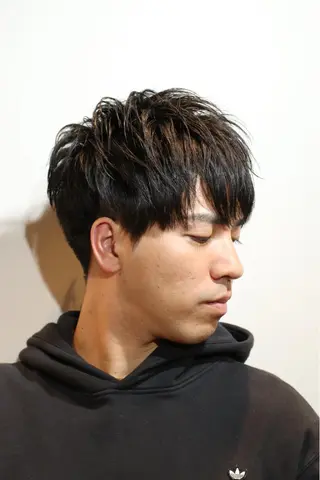 ショート 新宿無料メンズカット 松橋　風弥のヘアスタイル