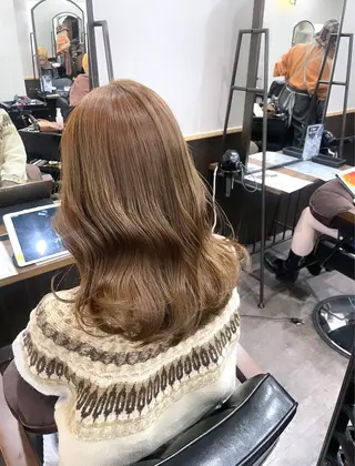 ミディアム カラー 柔らかhair🤍 Rinaのヘアスタイル