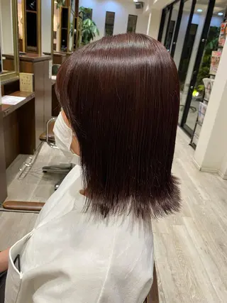 カラー 🌟髪質改善 🌟堀尾紗加のヘアスタイル