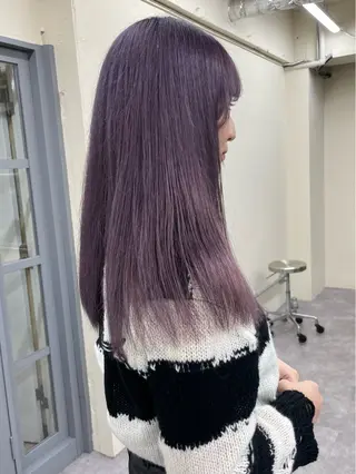 カラー レディースパーマ モデル募集RIKOのヘアスタイル