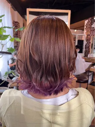 セミロング 巽 愛夏のヘアスタイル