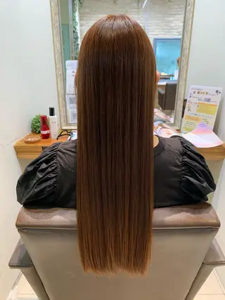 ロング 中沢梨々花 🎀透明感カラーのヘアスタイル