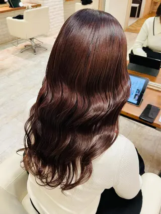 ロング カラー ヘアアレンジ 🍓後藤 はるな🍓のヘアスタイル