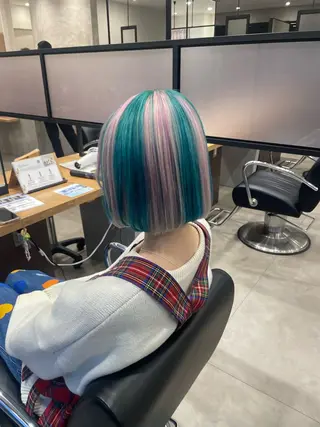 カラー 佐藤 由依/水光カラーのヘアスタイル