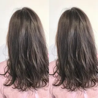 セミロング カラー パーマ ヘアアレンジ 【ツヤ髪美容師】 ツダケイスケのヘアスタイル
