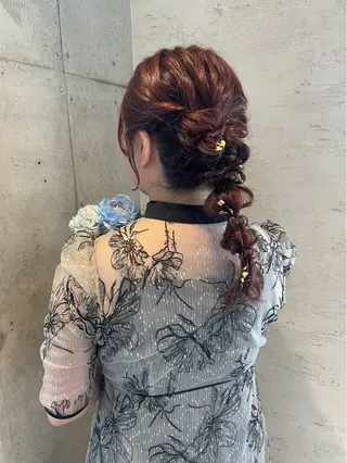 ロング ヘアアレンジ 美髪× ヘアセット✨Araiのヘアスタイル