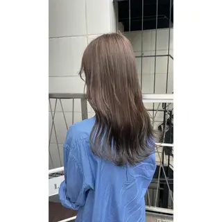 セミロング カラー 梅田/髪質改善カラー ❄︎ mikiのヘアスタイル