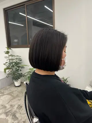 ショート ボブショート/岩崎 明生のヘアスタイル