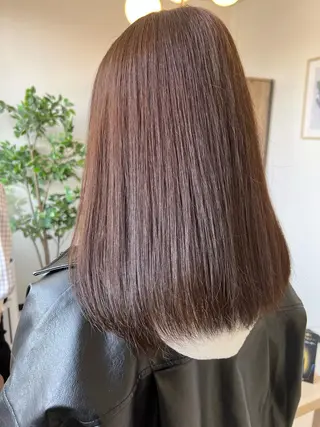 セミロング カラー 猪瀬 尚希のヘアスタイル