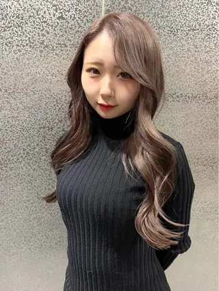 セミロング カラー 尾崎隼大 レイヤー/韓国ヘアのヘアスタイル