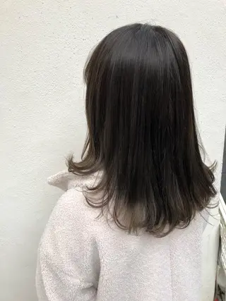 ミディアム カラー 髪質改善/艶髪 やまなかのヘアスタイル