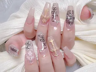 ネイル 🎀も ものネイルデザイン