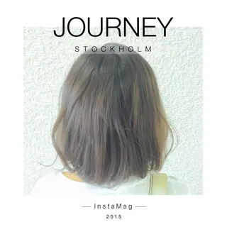 ミディアム セミロング カラー Lyhair🦊🎀 AKIのヘアスタイル