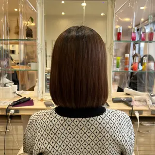 ミディアム 韓国風🌷✨ 守屋紗希のヘアスタイル