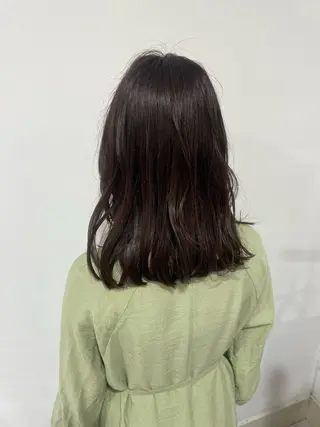 ミディアム 大平 瑞稀のヘアスタイル