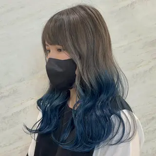 ロング カラー 顔周りカット/透明感 カラー🤍大塚蛍のヘアスタイル