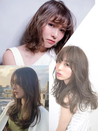 ミディアム カラー 中尾 未希のヘアスタイル