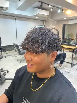 パーマ メンズ 里帆 CREAMのヘアスタイル