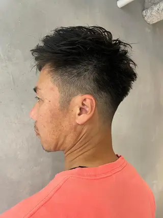 ショート メンズ 骨格補正カット✂︎ 🌟菅野陽介🌟のヘアスタイル