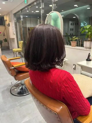 ミディアム カラー ヘアアレンジ みづき 新宿のヘアスタイル