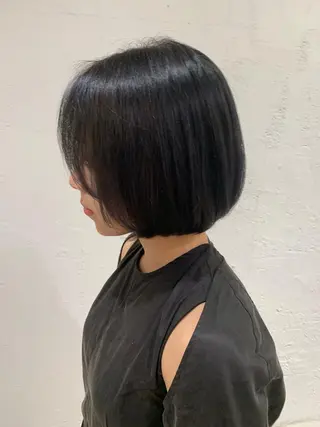 ショート カラー ヘアアレンジ 🫧透明感カラー/ ボブ/小笠原汐海🪽のヘアスタイル