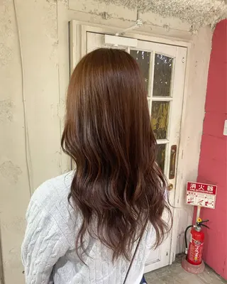ロング カラー 透明感うる艶カラー ¦コユキ🫧💞のヘアスタイル