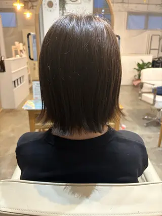 ミディアム 五津 沙理衣のヘアスタイル