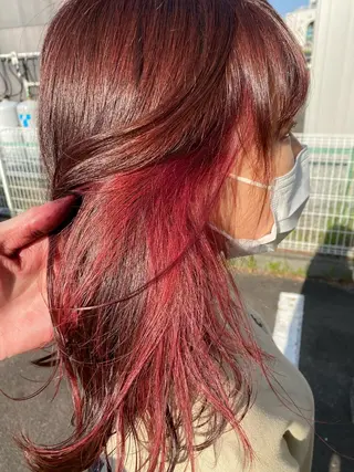 カラー SALOWIN栄 高須大貴のヘアスタイル