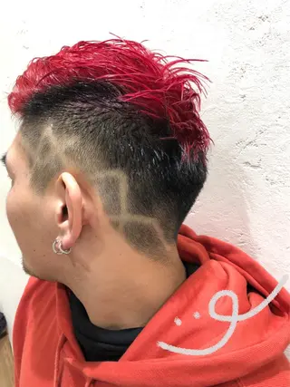 ショート カラー メンズ 岸田 梓武生のヘアスタイル