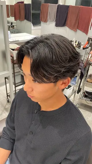 パーマ 西梅田 美容室/ 牛尾 剛のヘアスタイル