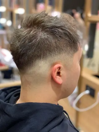 ショート カラー パーマ メンズ unopulir 景山　凌のヘアスタイル