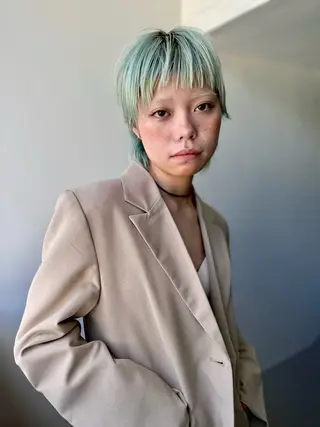ショート オカモト ミユウのヘアスタイル