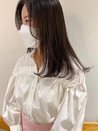 ロング カラー パーマ 似合わせ美髪ヘア✨ 天王寺．阿倍野🌈のヘアスタイル