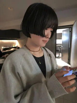 ショート カラー アンニュイヘア🪽 ayumiのヘアスタイル