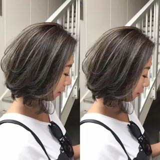 ショート カラー ヘアアレンジ 縮毛矯正 髪質改善寺坂雄飛💐のヘアスタイル