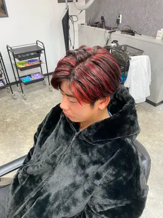 ショート カラー メンズ メンズ専門美容師 BORDO/神谷のヘアスタイル