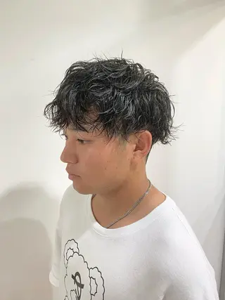 ショート パーマ メンズ 竹内 康浩のヘアスタイル