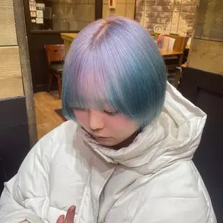 ミディアム カラー ヘアアレンジ SHIAN 立川 🍑すずかのヘアスタイル