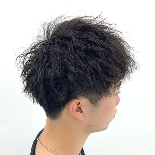 ショート メンズ 柏メンズカットパーマ NO.1タイチのヘアスタイル