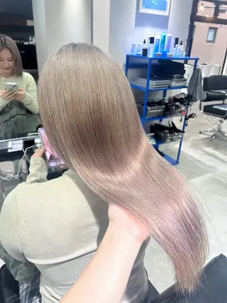 ロング ワンホンヘア/ 透明感カラー/ゆうとのヘアスタイル