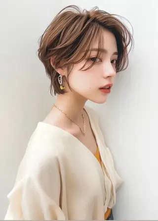 ショート パーマ 縮毛矯正 特化生田のヘアスタイル