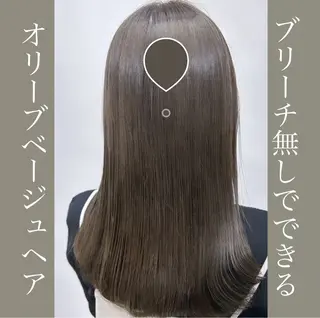 セミロング カラー ヘアアレンジ 梅田美容室 高山アヤのヘアスタイル