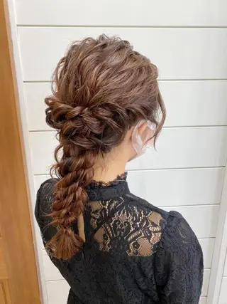 ロング ヘアアレンジ ツカハラ　リリカ 👒柔らかカラー👒のヘアスタイル